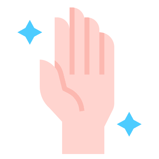 Hand hand cleaning sanitary icon