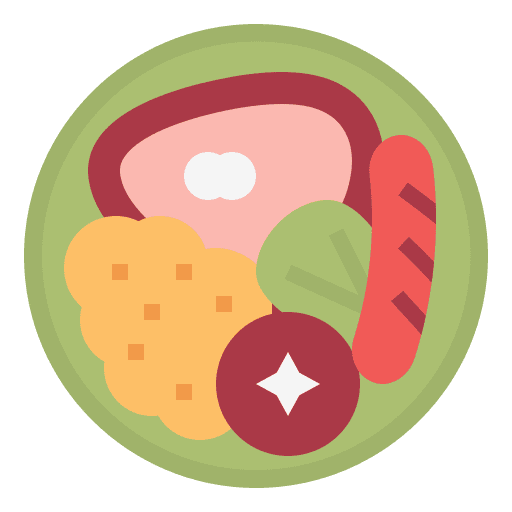 Meal meat lunch steak icon