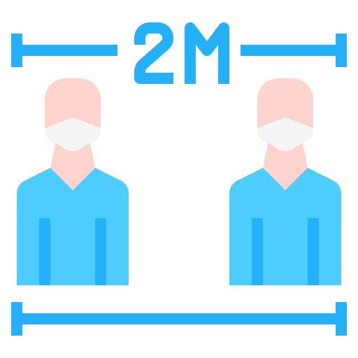 Avoid crowds social healthcare and medical avoid icon