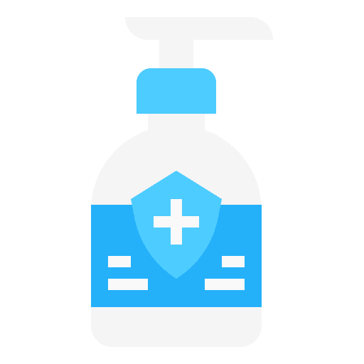 Hand sanitizer alcohol gel healthcare and medical protection icon