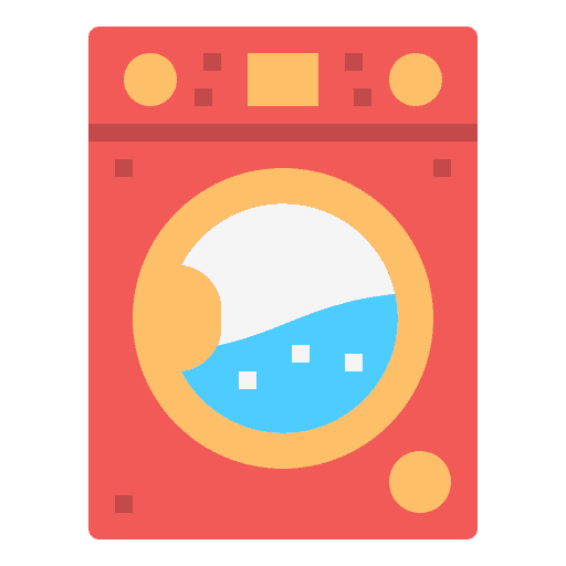 Washing machine laundry cleaning electronics icon