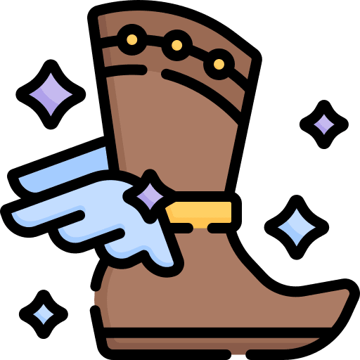 Magic boot magic fantasy miscellaneous icon