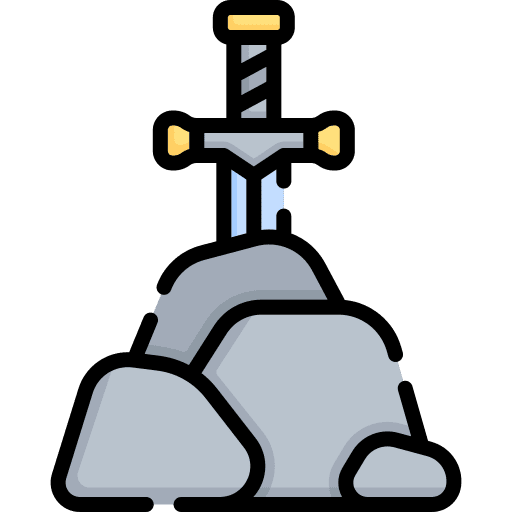 Sword culture rock middle ages icon