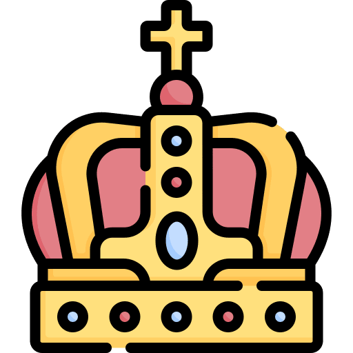 Crown royal king monarchy icon