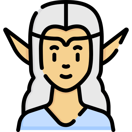 Elf folklore people elf icon