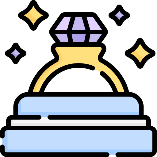 Diamond ring diamond proposal marriage icon