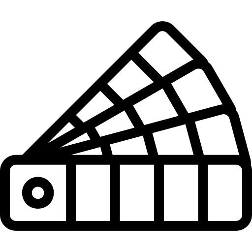 Color palette art and design painter color palette icon