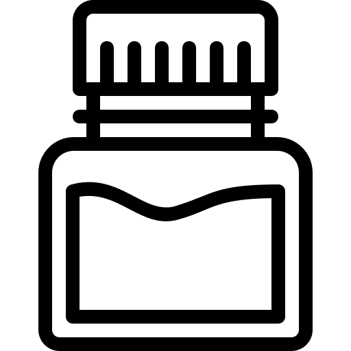 Ink ink quill stationery icon