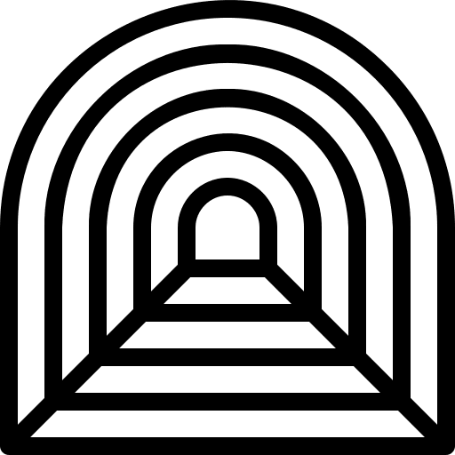 Perspective art and design graphic tool perspective icon