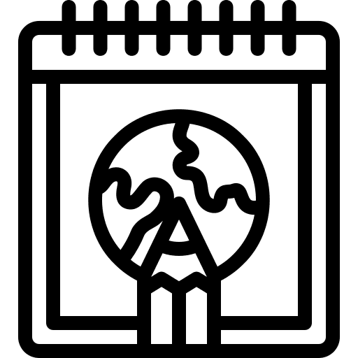 World graphics day world graphics day pencil earth icon