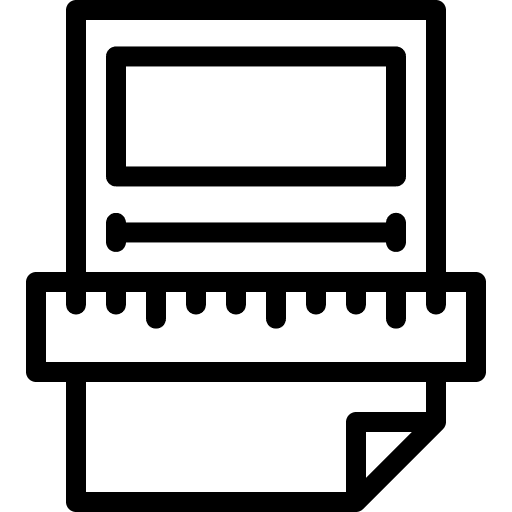 Measurement file art ruler icon