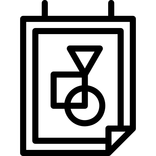 Poster announcement brand poster icon