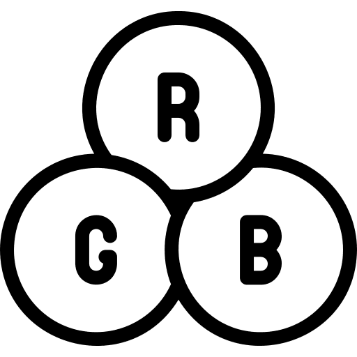 Rgb rgb edit tools design icon