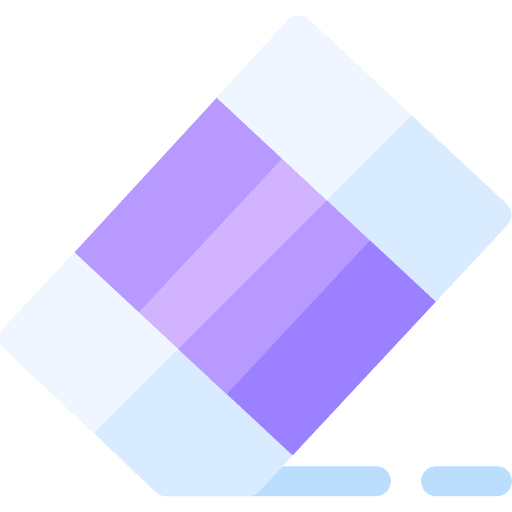 Eraser erase education eraser icon