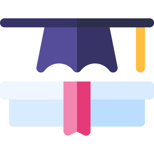 Mortarboard graduate degree mortarboard icon