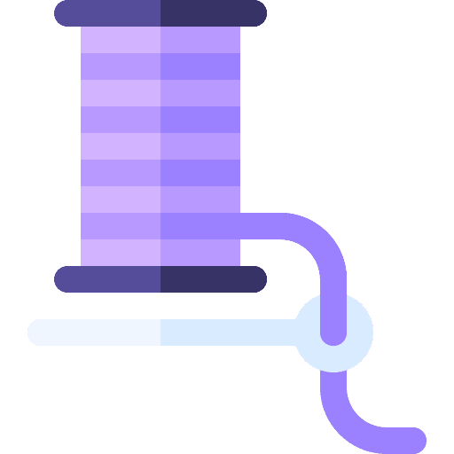 Needle fashion thread needle icon