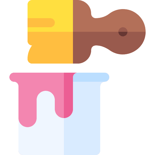 Paint bucket art and design paint bucket repair icon