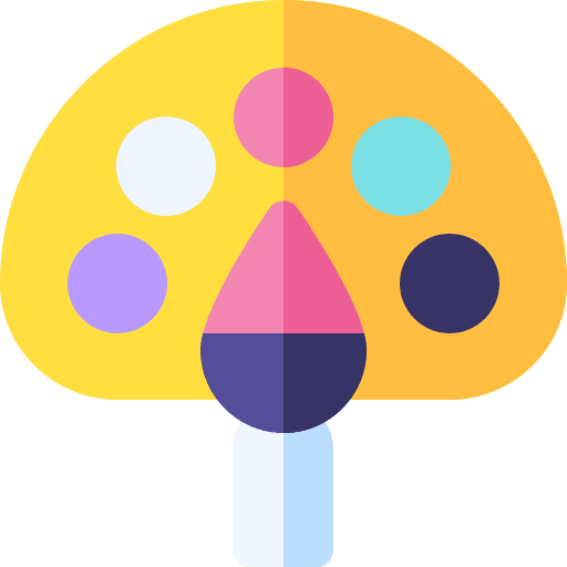 Palette painting palette artist icon