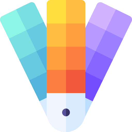 Pantone art and design color palette edit tools icon