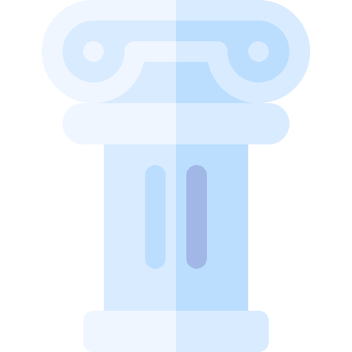 Column monument art and design pillar icon
