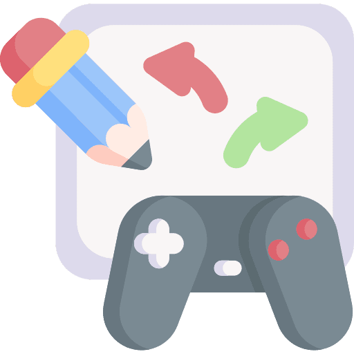 Game development gamepad software pencil icon
