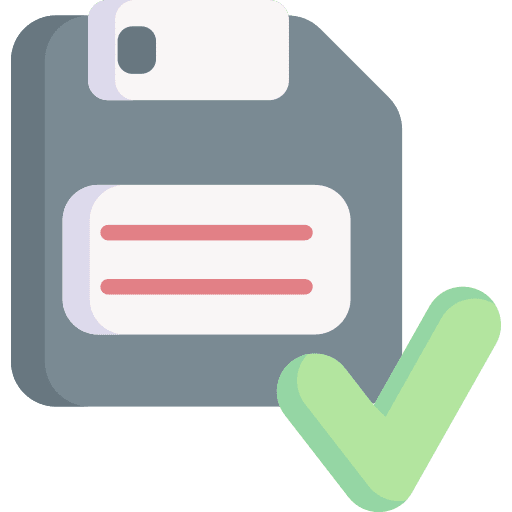 Save checkmark check ui icon