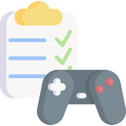 Testing gaming testing game console icon