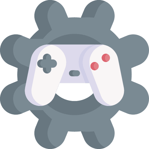 Video game custom manager gear icon