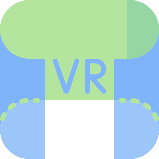 Vr gaming virtual reality immersive augmented reality icon