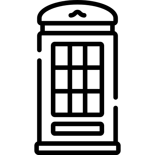 Payphone phone call phone box phone booth icon