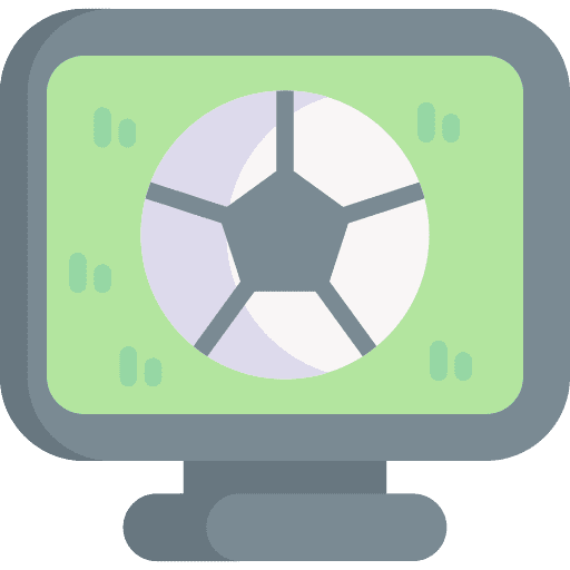 Video game computer football game gaming icon