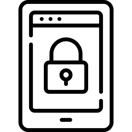 Padlock security locked secure icon