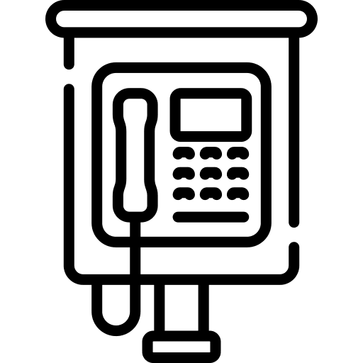 Payphone payphone communications technology icon