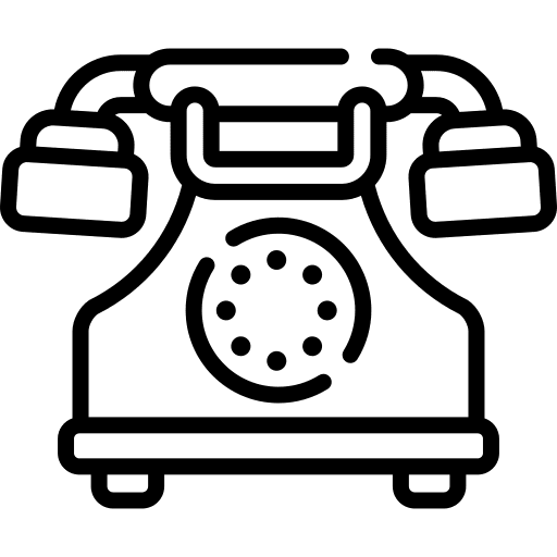 Telephone phone set communications technology icon