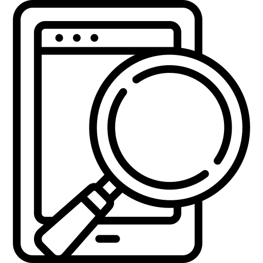 Search app search electronics icon