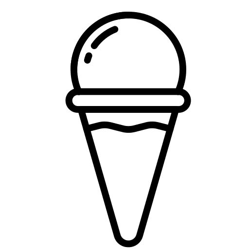 Ice cream ice cream sweet dessert icon