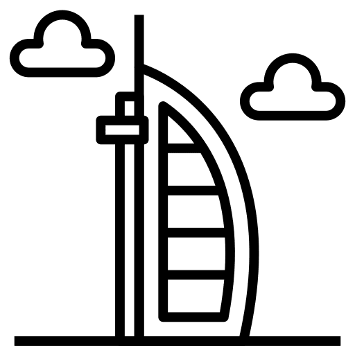 Burj al arab landmark dubai building icon