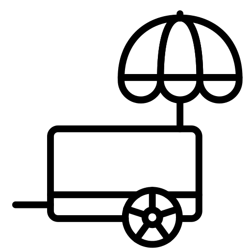 Cart cart street food food stand icon