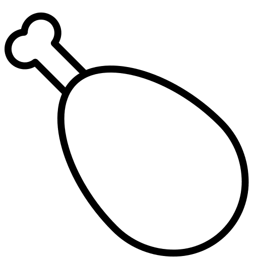 Chicken fried chicken chicken roast chicken icon