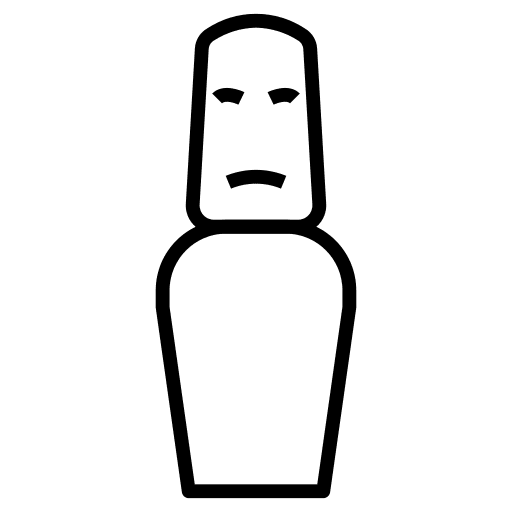 Moai monument sculpture architecture and city icon