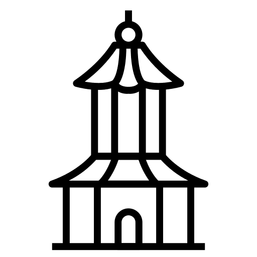 Temple asia china temple icon