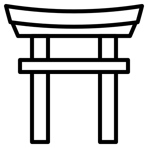 Torii gate landmark torii gate japan icon