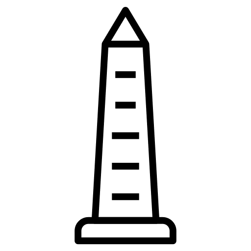 Washington monument architecture and city washington monument obelisk icon