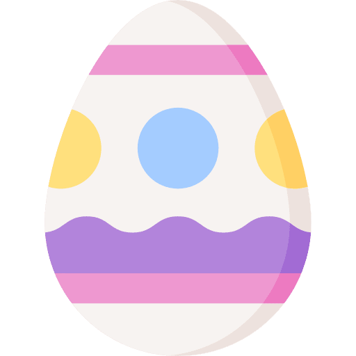Easter egg painting egg art decoration icon