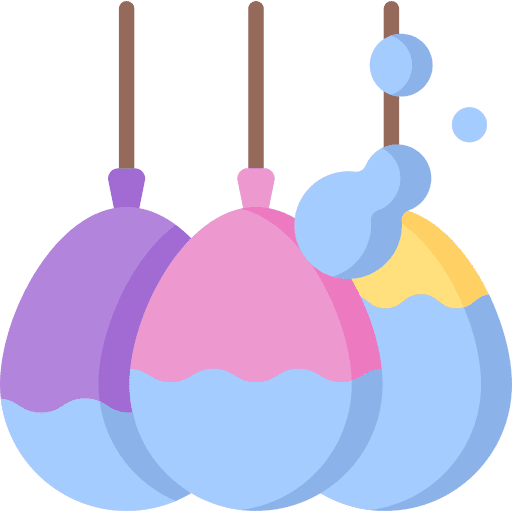 Water balloons spring fun summer icon