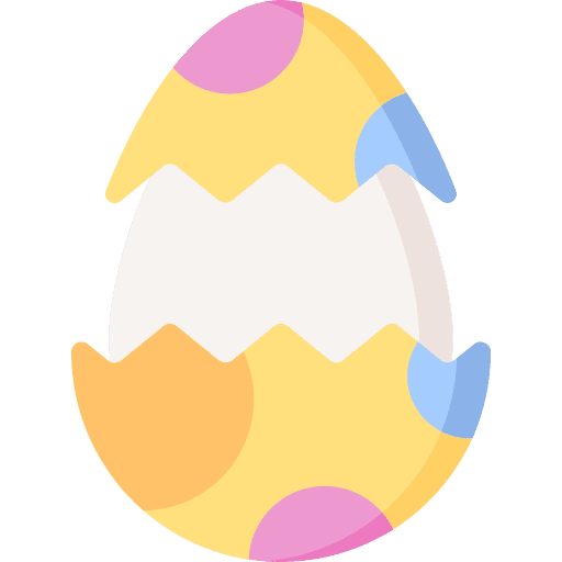 Cracked egg cracked egg egg easter icon