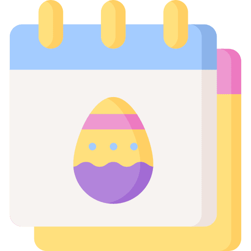 Easter day cultures celebration event icon