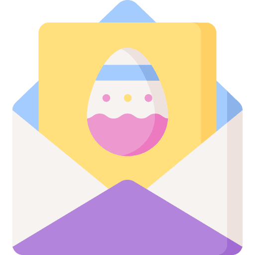 Greeting card communications letter message icon
