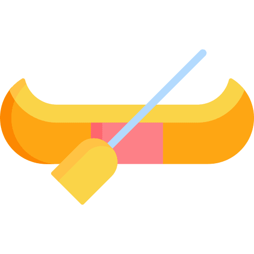 Canoe canoe outdoors transportation icon