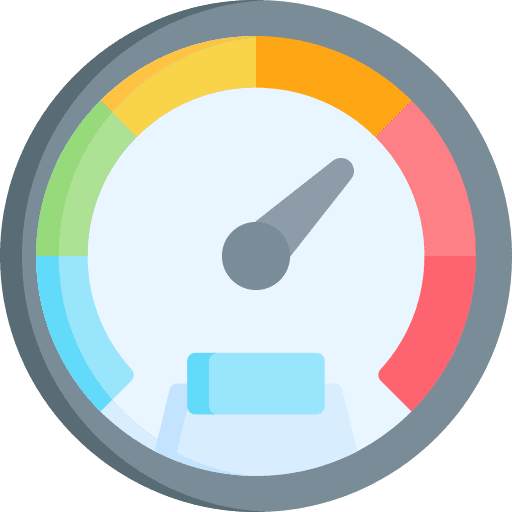 Speedometer bandwidth measurement performance icon